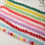Colorful Resin Heart Necklace