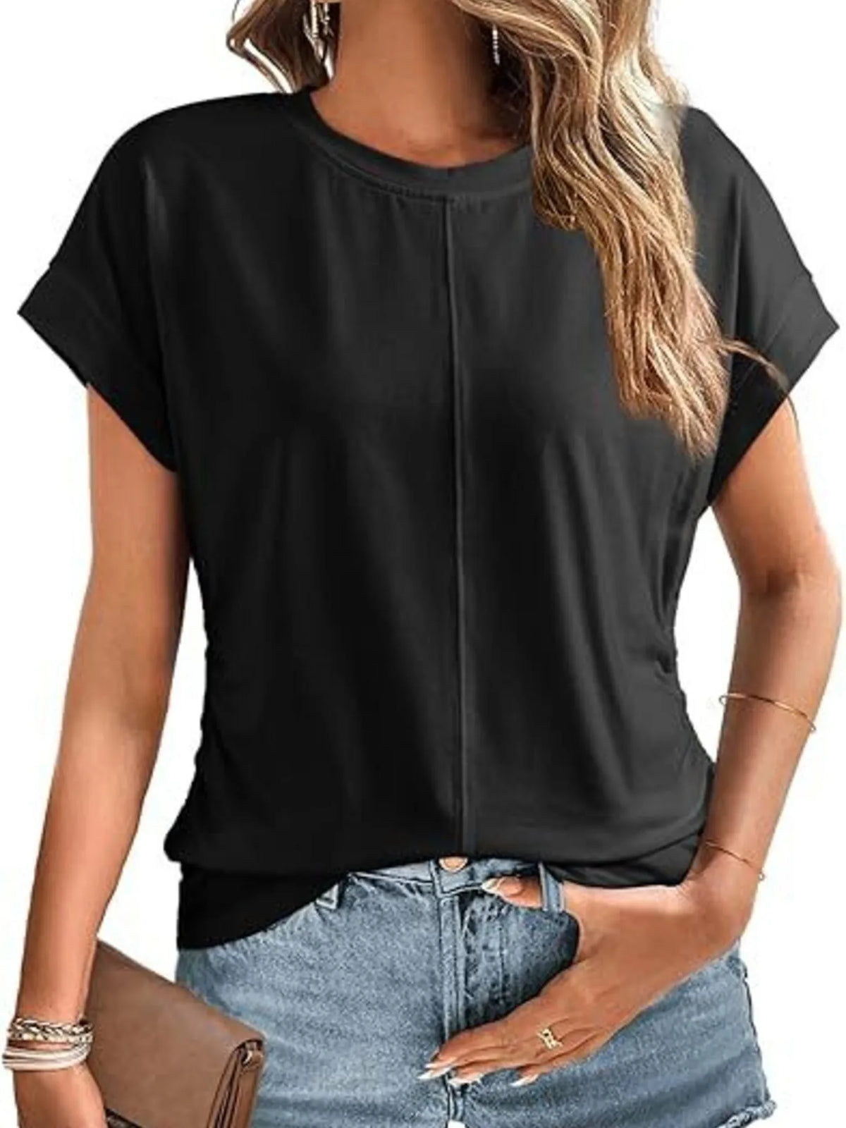 Round Neck Short Sleeve T-Shirt
