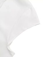 Cap Sleeve Tie Waist Midi Dress