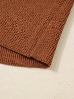 Contrast Knit V Neckline Cardigan