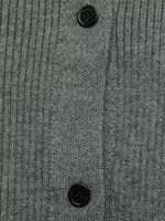 Turtleneck Button-Down Cardigan