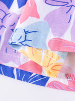 Children's Bow Print Tiered Dress