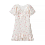 Elegant Women Design Floral Casual Silky Floral Dress