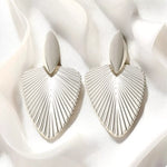 Alloy Textured Earrings