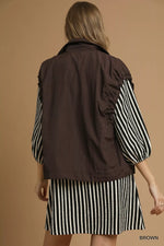 Umgee Nylon Vest with Pockets