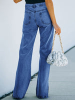 Slit Hem Bootcut Jeans