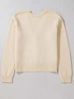 Bow Front Long Sleeve Cardigan