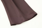 Autumn Women Coat Silk Satin Texture Scarf Dress