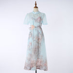 Women Short Sleeved Loose Fitting Dress Set