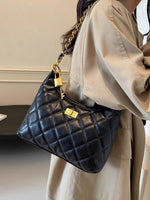 Quilted Chain Strap Shoulder Bag