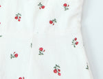 Autumn Women Clothing Waist Controlled Fashionable Sweet Puff Sleeve Dress Women