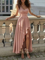 Full Size One-Shoulder Asymmetrical Hen Dress Plus Size