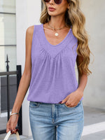 Casual V-Neck Tank