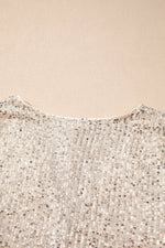 Sparkling Sequin Long Sleeve Bodysuit