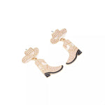 Cowboy Hat and Boot Dangle Earrings