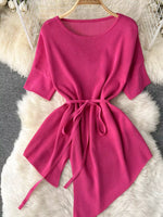 Short Sleeve Top and Wide Leg Pants Set
