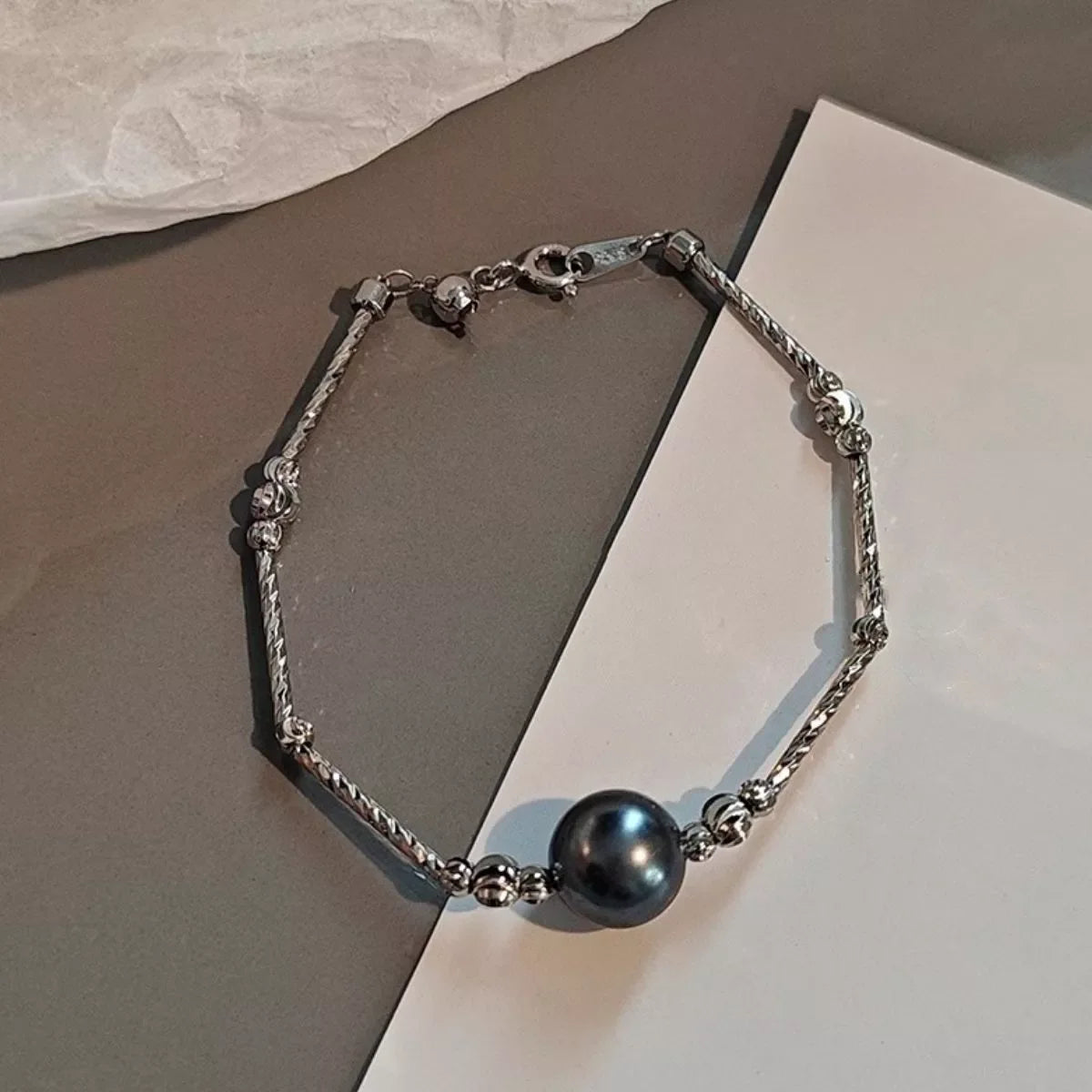 Pearl Accent Chain Bracelet