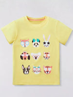 Children's Animal Crew Neck T-Shirt