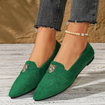 Point Toe Slip-Ons