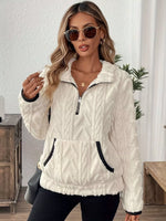 Cozy Sherpa Half Zip Sweatshirt