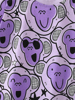 Children's Monkey Print Tee and Shorts Set
