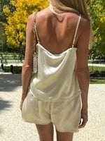 Lace Detail Cami and Shorts Set