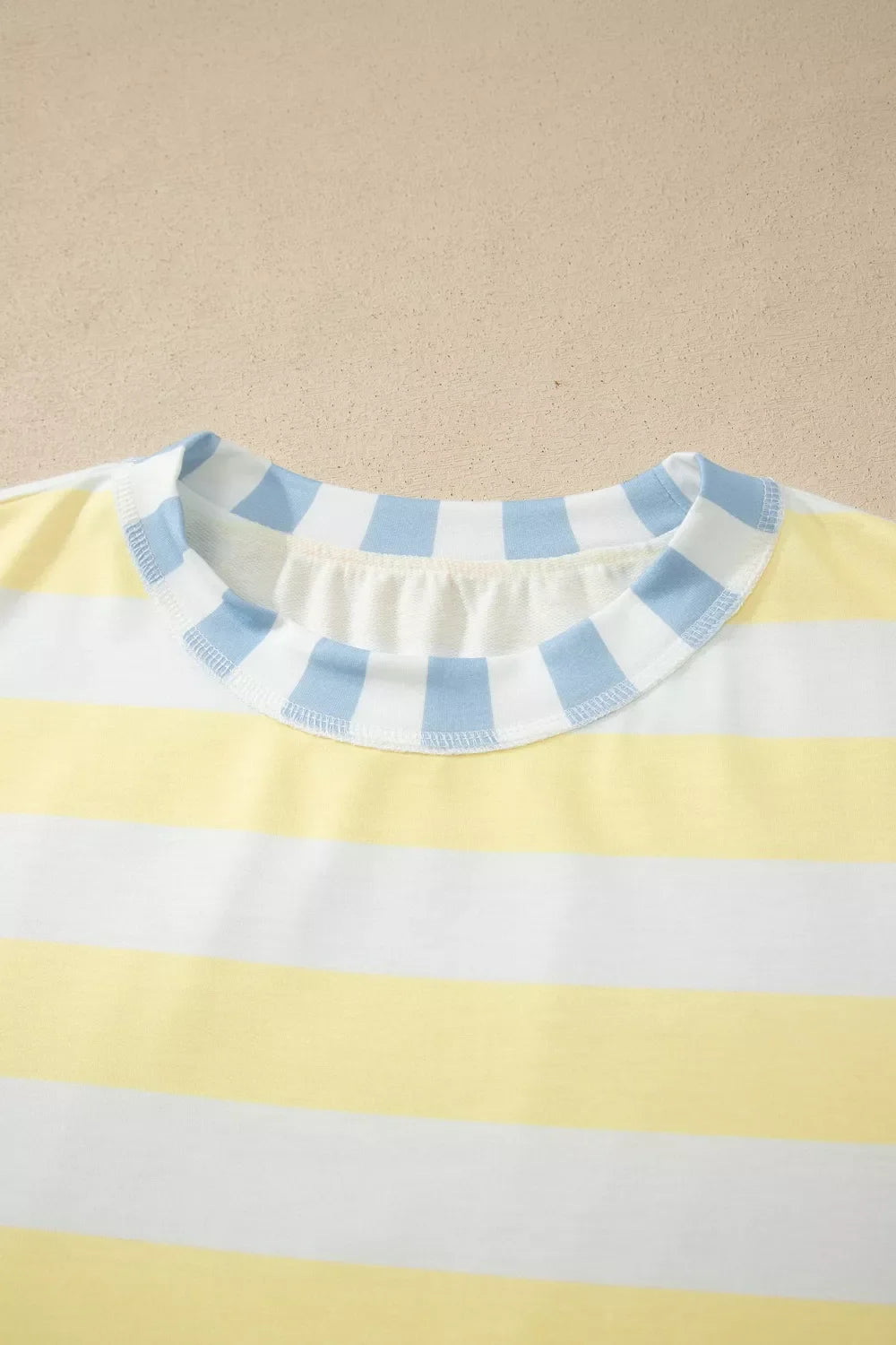 Striped Casual Half Sleeve Top