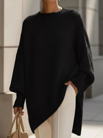 Oversized Batwing Sleeve Knit Sweater