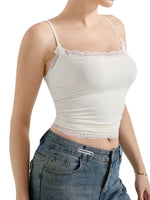 Lace Trim Cami Top