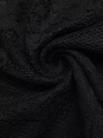 Lace Bowknot Slim Fit Top