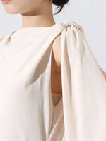 Tie Shoulder Sleeveless Maxi Dress
