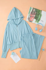 Zip-Up Hoodie and Pants Active Set