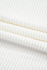 Contrast Trim Ribbed Knit Sleeveless Top