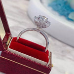 1 Carat 925 Sterling Silver Moissanite Ring