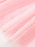 Children's Rainbow Print Tulle Dress