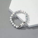Halloween Skull Beaded Bracelet
