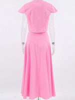 Short Sleeve Top and Skirt set