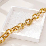 18K Gold-Plated Alloy Twisted Necklace