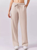 Relaxed Fit Quarter-Zip Top and Pants Set