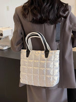 Bubble Textured Tote Crossbody Bag