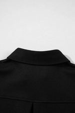 Notched Sleeveless Mini Dress