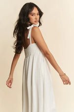 Davi & Dani Smocked Sleeveless Maxi Cami Dress