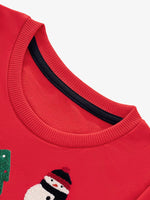 Children's Christmas Theme Crew Neck Sweatshirt