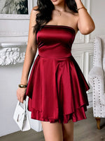 Layered Tube Mini Dress