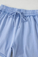 Drawstring Shorts with Pockets