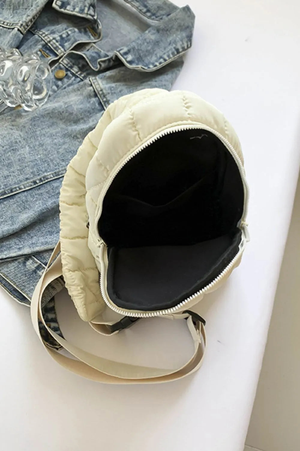Quilted Nylon CrossbodyBag