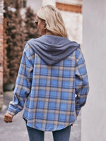 Oversized Plaid Button Up Shacket