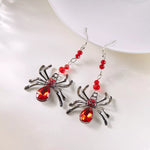 Halloween Spider Dangle Earrings