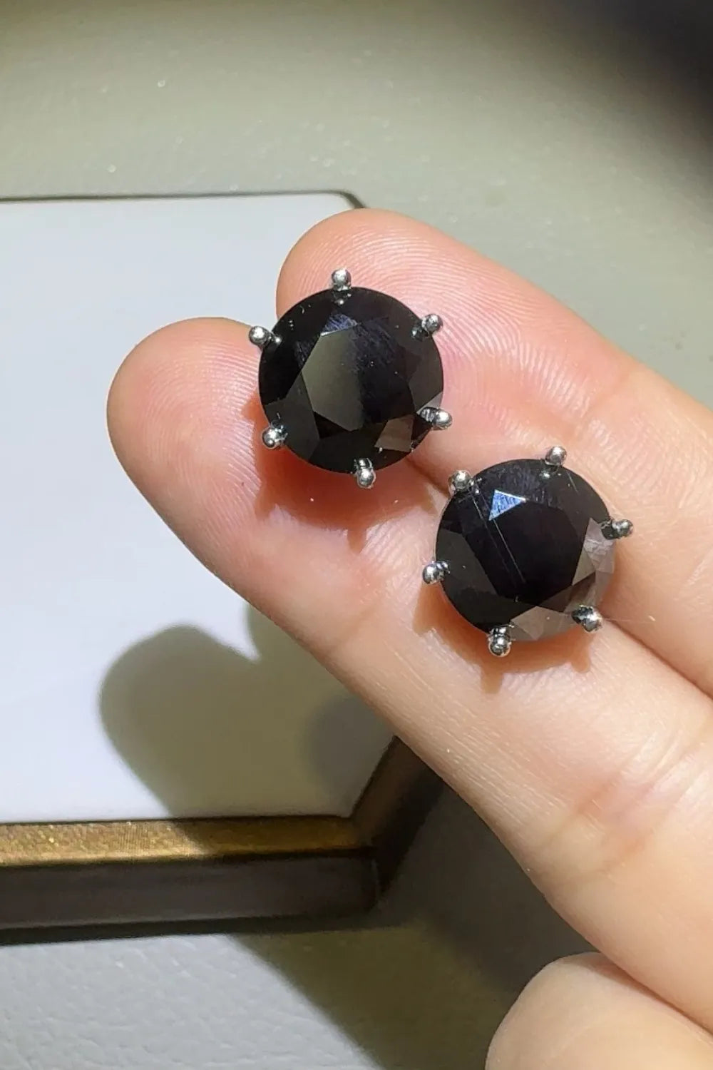 4 CaratMoissanite 925 Sterling Silver Stud Earrings