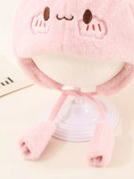 Children's Cute Bear Ear Plush Hat